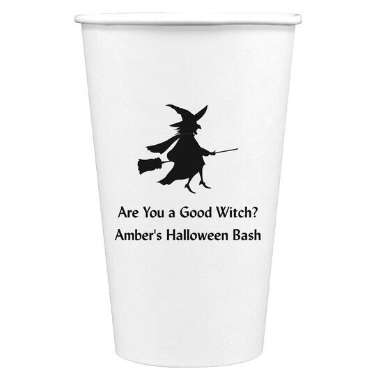 Flying Witch Paper Coffee Cups